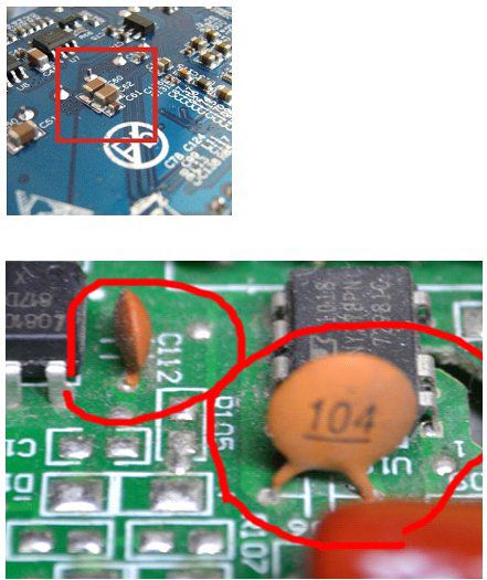 Различни видове керамични кондензатори